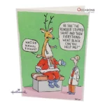 Reindeer Funny Christmas Card