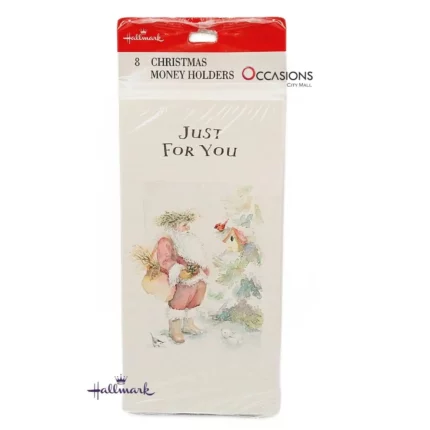 Watercolor Santa Money Holder