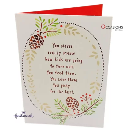 Christmas Pine Son Card