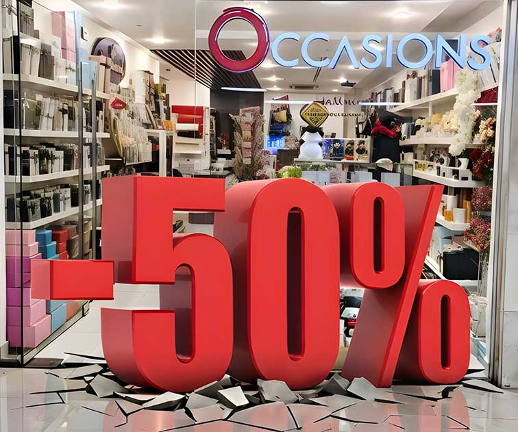 50% sale discount