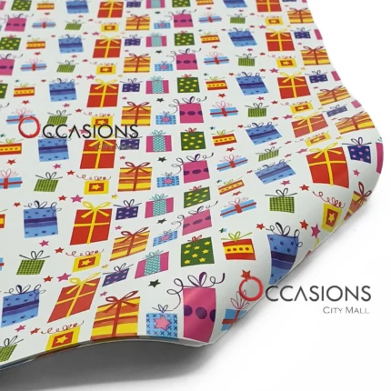 Gift Box Wrapping Paper