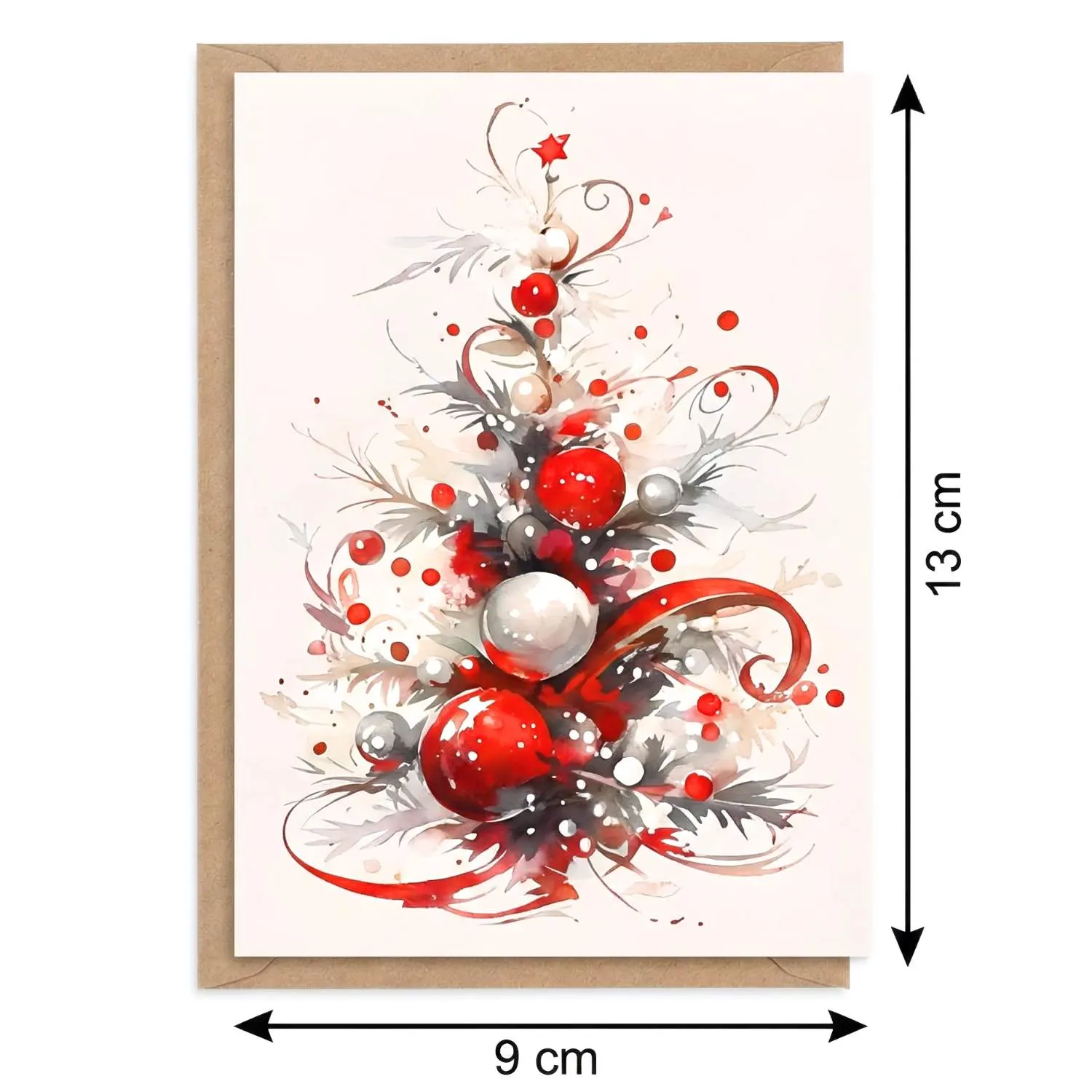 Radiant Noel Christmas Card with modern red and silver tree design. Order Christmas greeting cards online with same day delivery in Amman, Jordan. Radiant Noel Christmas Card with modern red and silver tree design. Order Christmas greeting cards online with same day delivery in Amman, Jordan.