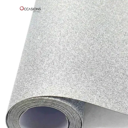 Silver Sparkle Wrapping Paper